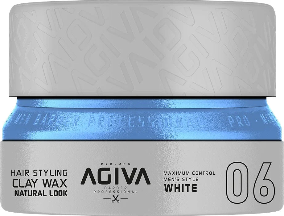 Agiva -  Styling Hair Clay Wax 155ml - White #6