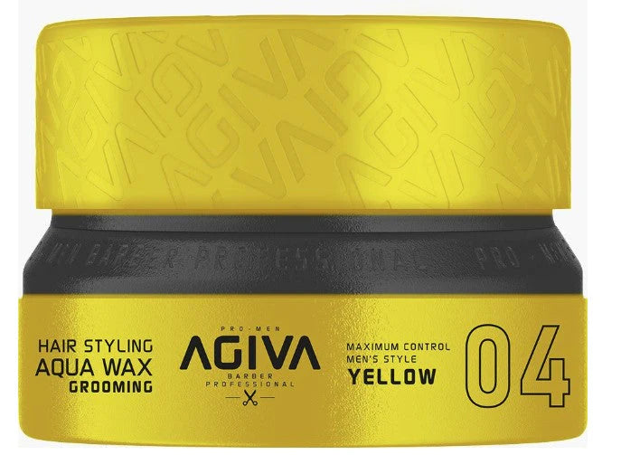 Agiva - Styling Hair Wax Aqua Grooming 155ml - Yellow #4