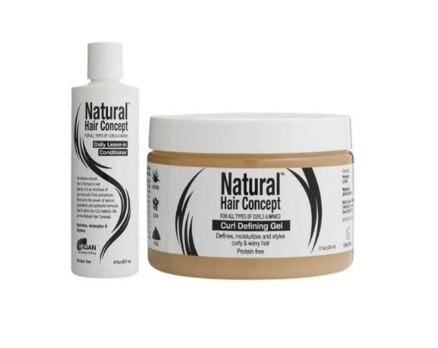 Natural Hair Concept- Leave in + Curling Gel