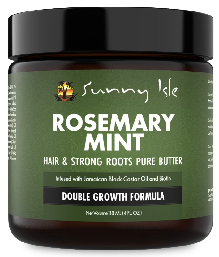 Sunny Isle Rosemary Mint Hair and Strong Roots Butter 4oz