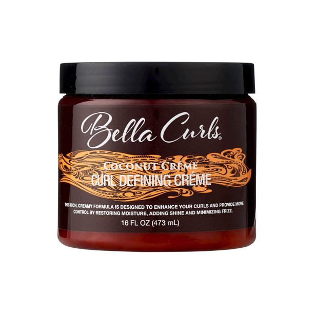 Bella Curls Coconut Creme Curl Defining Creme 16 Oz