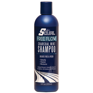 Scurl - Free Flow Charcoal Mint Shampoo 12oz