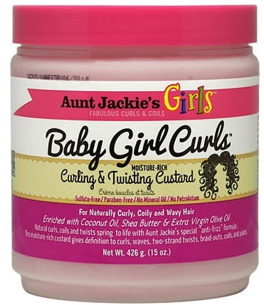 Aunt Jackie's - Kids Baby Girl Curls - Curling & Twisting Custard 15oz
