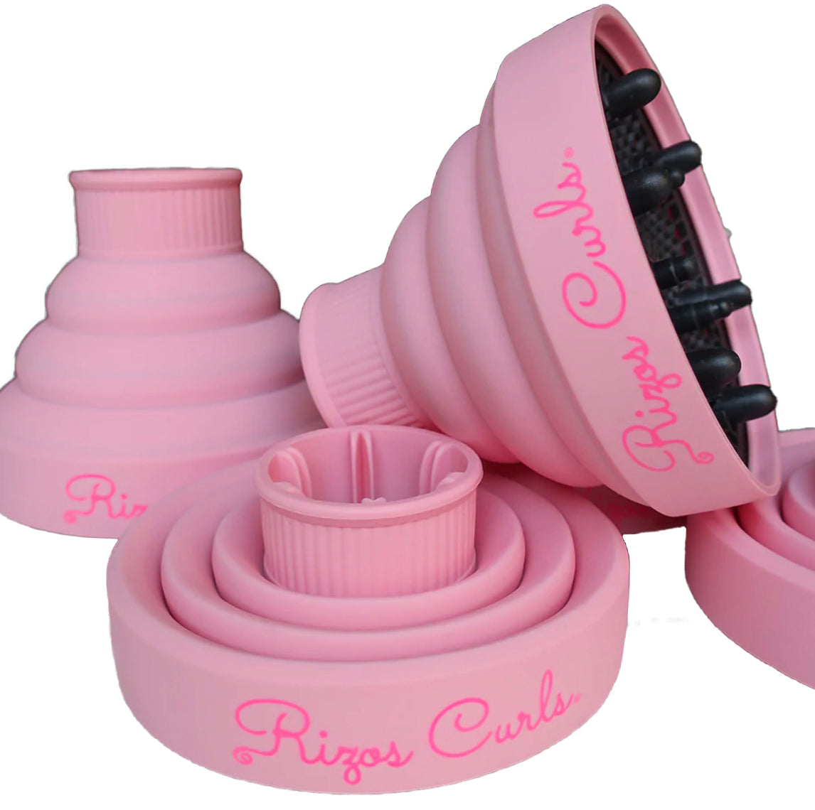 Rizos Curls Pink Collapsible Hair Diffuser