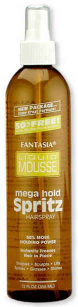 IC - Liquid Mousse Mega Hold Spritz Hair Spray 12oz