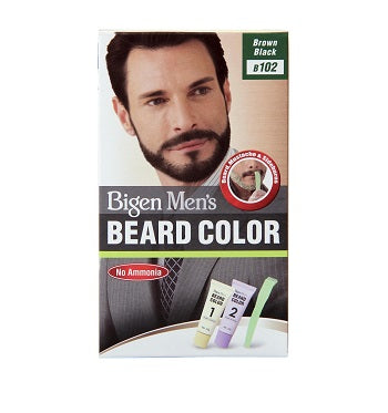 Bigen Men's Beard Colour Cream 102 Brown Black