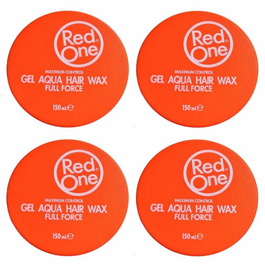 RedOne - Orange Aqua Hair Gel Wax 4x