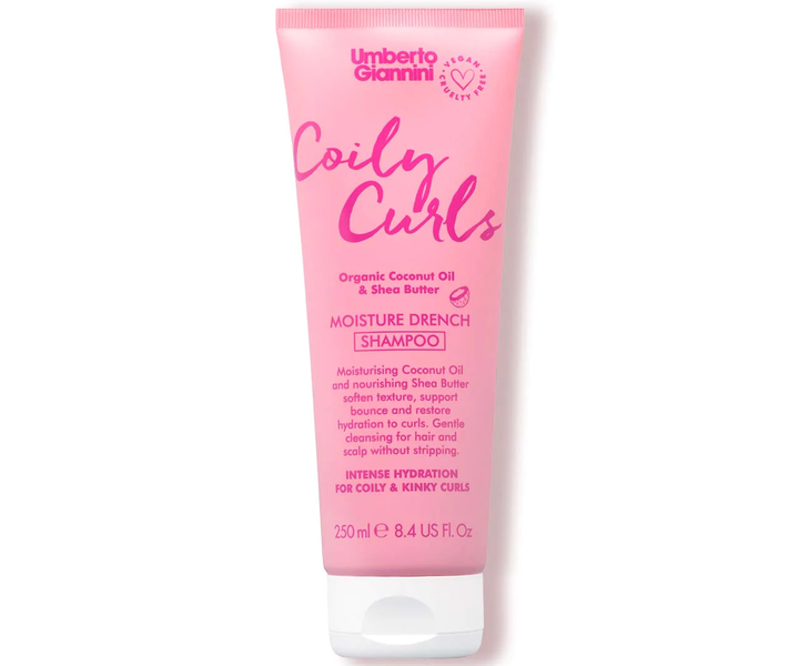 Umberto Giannini - Coily Curls Moisture Sulphate Free Gentle Vegan Shampoo 250ml